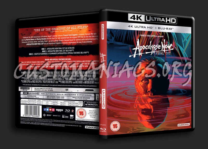 Apocalypse Now 4K blu-ray cover