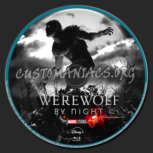 Werewolf By Night blu-ray label