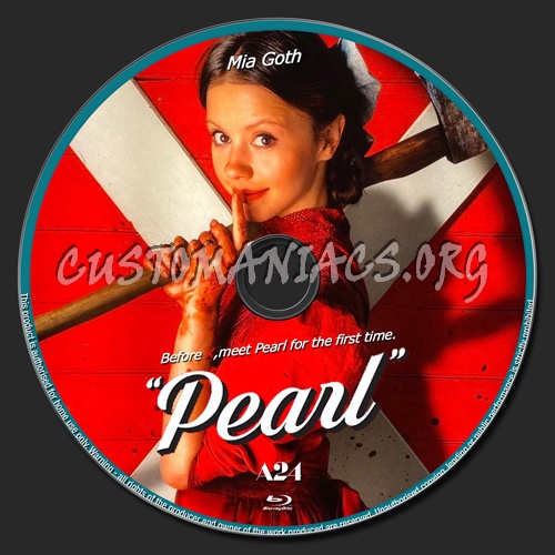 Pearl blu-ray label