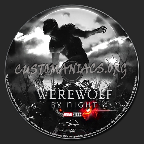 Werewolf By Night dvd label