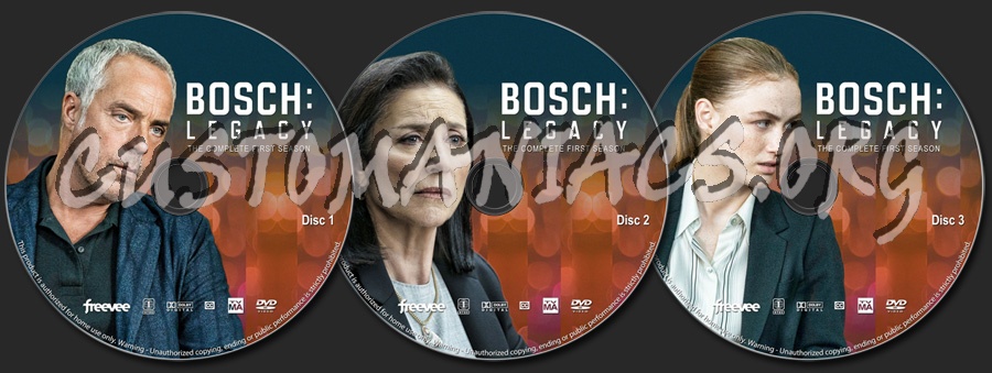 Bosch: Legacy - Season 1 dvd label