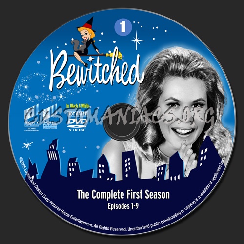 Bewitched - Season 1 dvd label