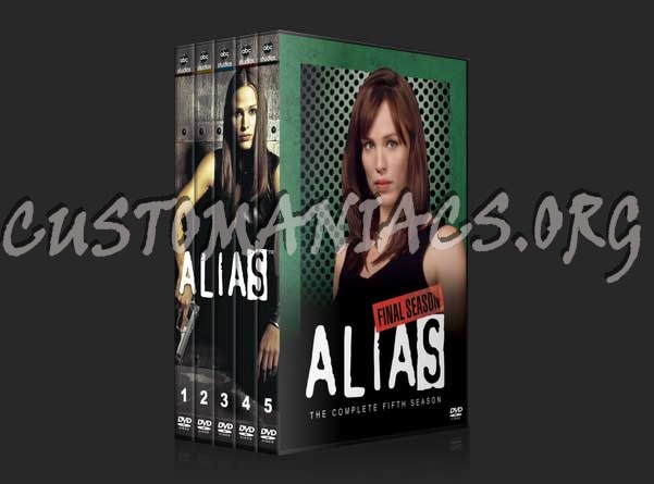 Alias - The Complete Series (spanning spine) dvd cover