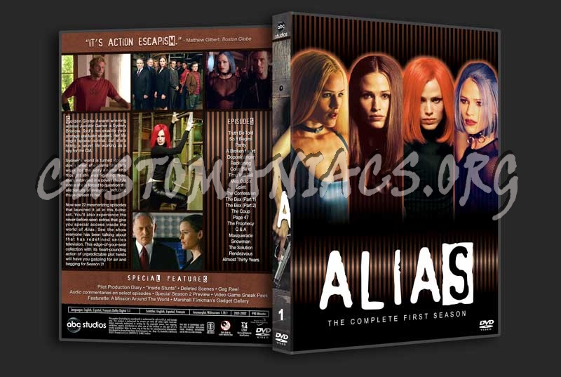 Alias - The Complete Series (spanning spine) dvd cover