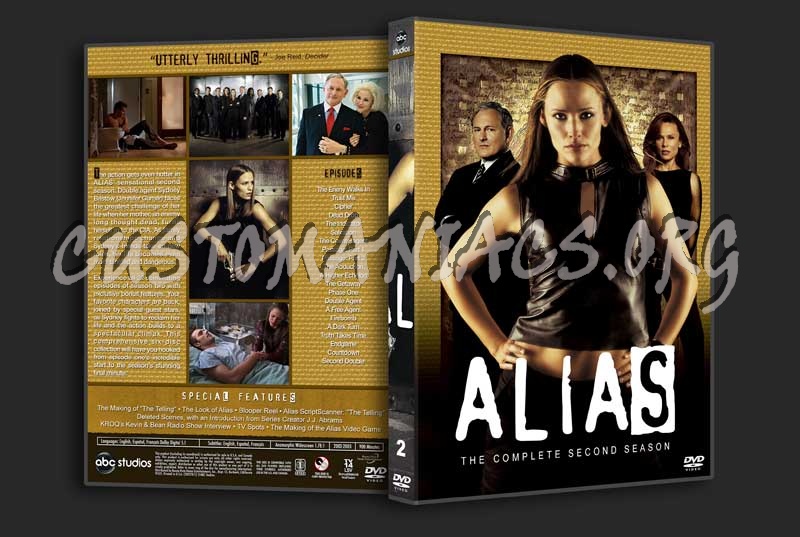 Alias - The Complete Series (spanning spine) dvd cover