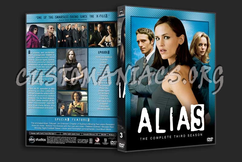 Alias - The Complete Series (spanning spine) dvd cover