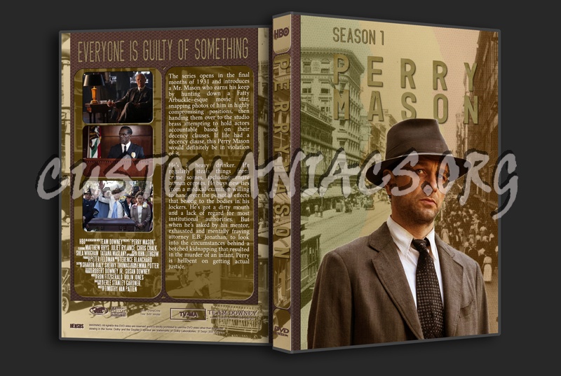 Perry Mason - season 1 dvd cover