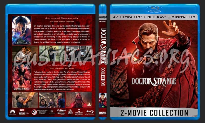 Doctor Strange Collection (4K) blu-ray cover