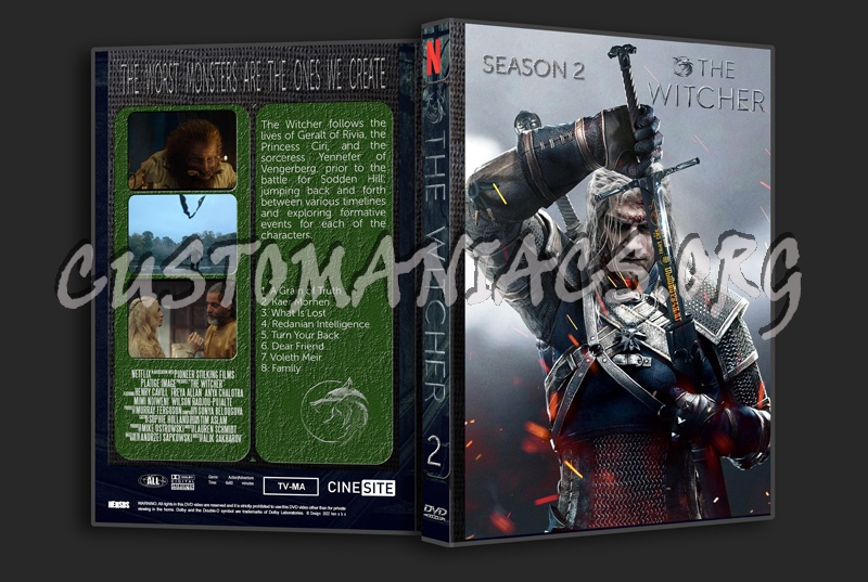 The Witcher season 2 dvd cover