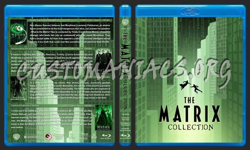 The Matrix Collection blu-ray cover