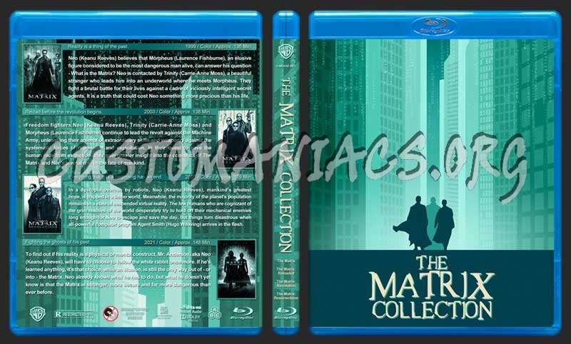 The Matrix Collection blu-ray cover