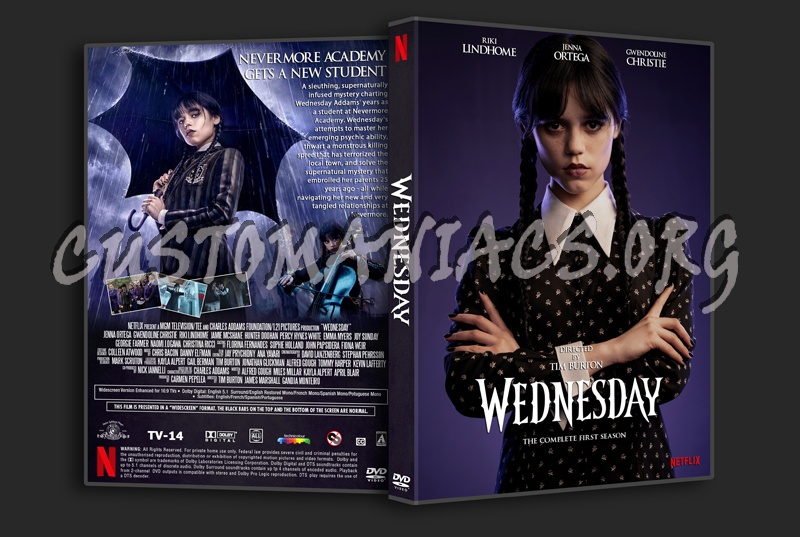 Wednesday Season 1 dvd cover