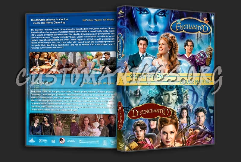 Enchanted / Disenchanted Double  Feature dvd cover