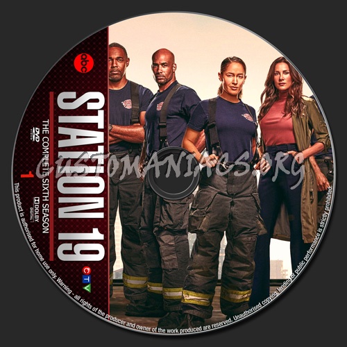 Station 19 Season 6 dvd label