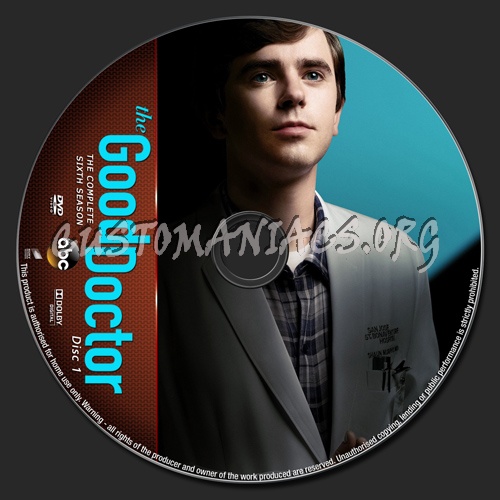 The Good Doctor Season 6 dvd label