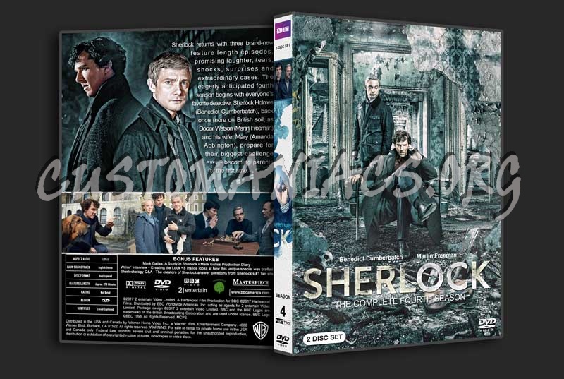 Sherlock - The Complete Series (spanning spine) dvd cover