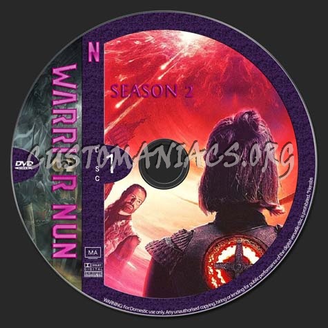 Warrior Nun Season 2 dvd label - DVD Covers & Labels by Customaniacs ...