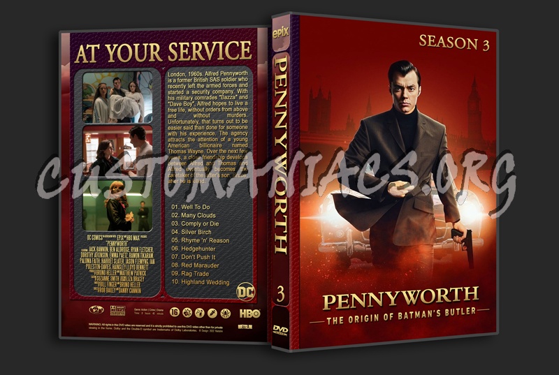 Pennyworth Season 3 dvd cover