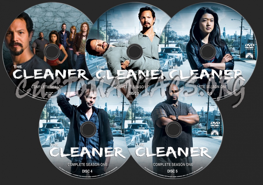 The Cleaner Season 1 dvd label