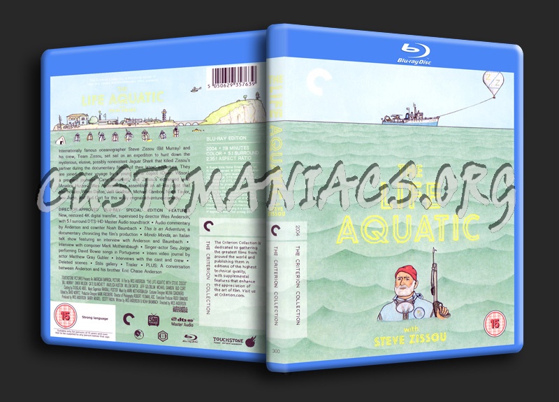 300 - The Life Aquatic with Steve Zissou dvd cover