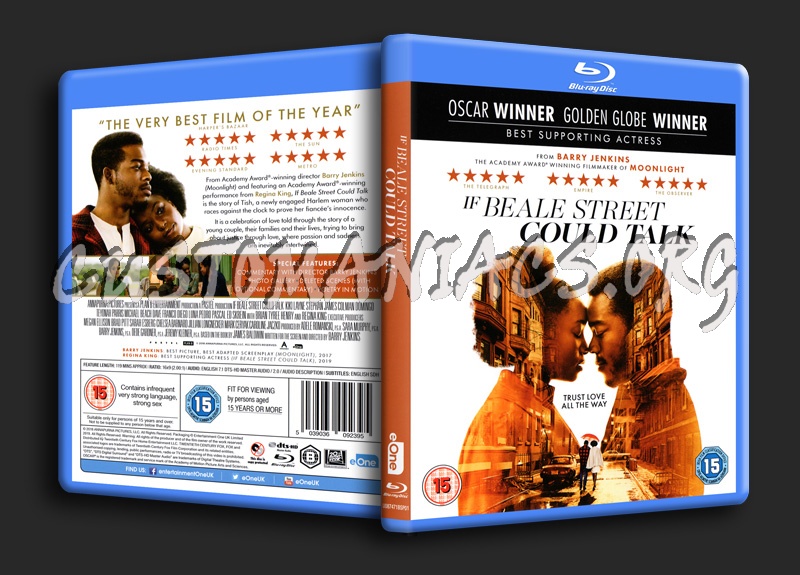 If Beale Street Could Talk blu-ray cover
