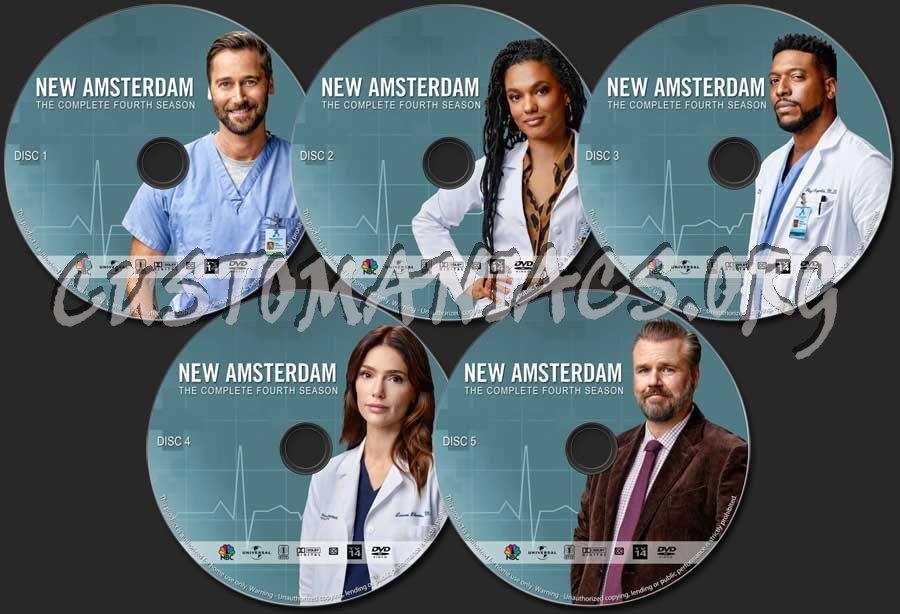 New Amsterdam - Season 4 dvd label