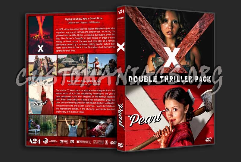 X / Pearl Double Feature dvd cover