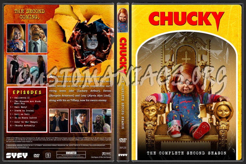 Chucky - Season 2 (2022) dvd cover