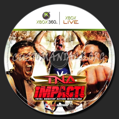 TNA Impact dvd label