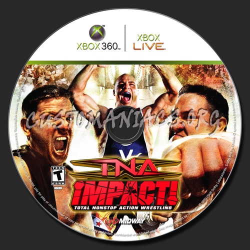 TNA Impact dvd label