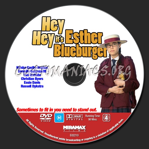 Hey Hey It's Esther Blueburger dvd label