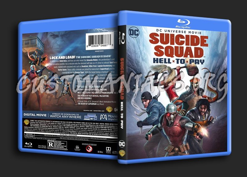 Suicide Squad Hell To Pay blu-ray cover