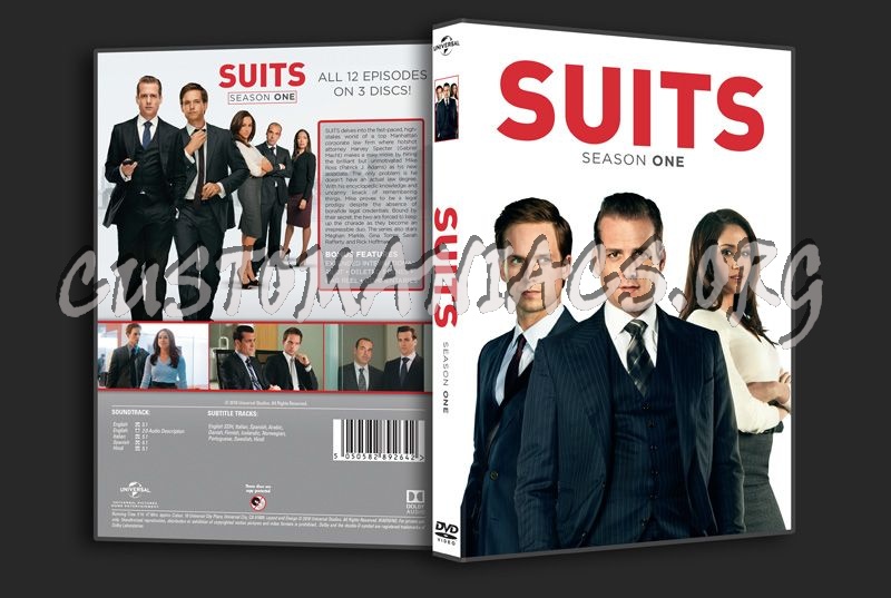 Suits Season 1 dvd cover