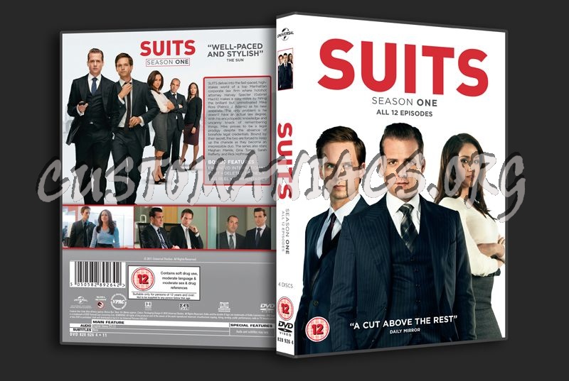 Suits Season 1 dvd cover