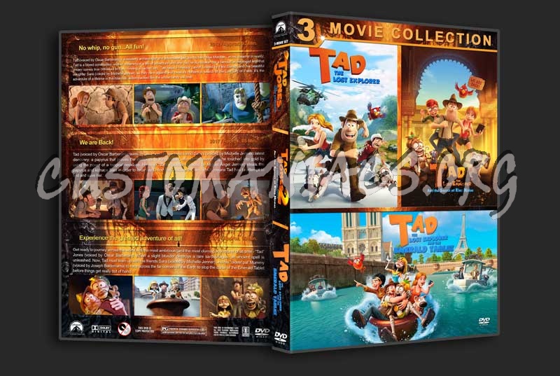 Tad the Lost Explorer Triple Feature dvd cover