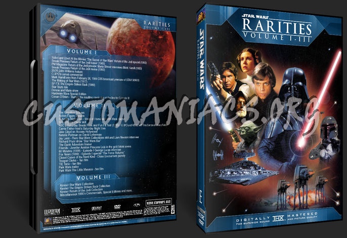 Star Wars - Rarities Volumes 1-3 dvd cover