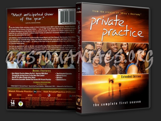 Private Practice Season 1 dvd cover