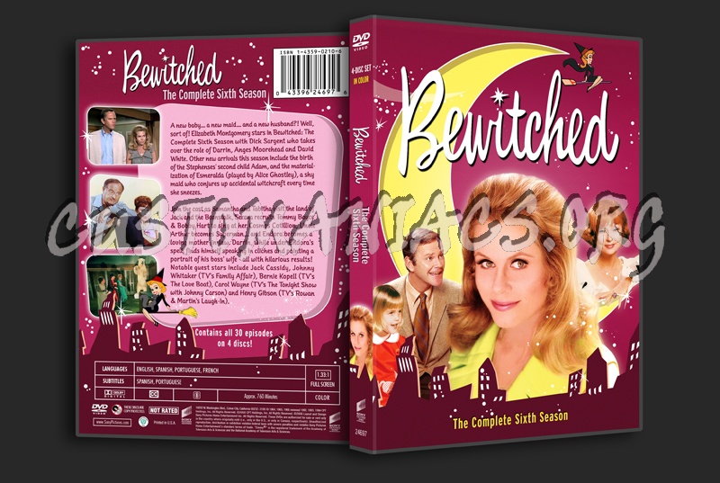 Bewitched - Season 6 dvd cover