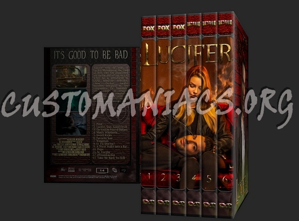 Lucifer - Complete with spine dvd cover