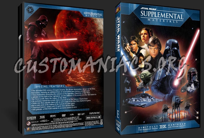 Star Wars - Supplemental Materials dvd cover