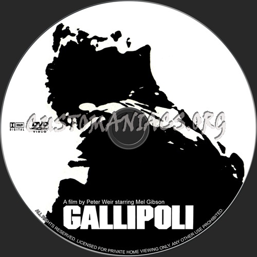 Gallipoli dvd label