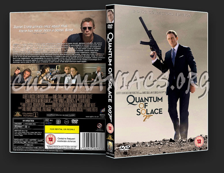 Quantum Of Solace dvd cover