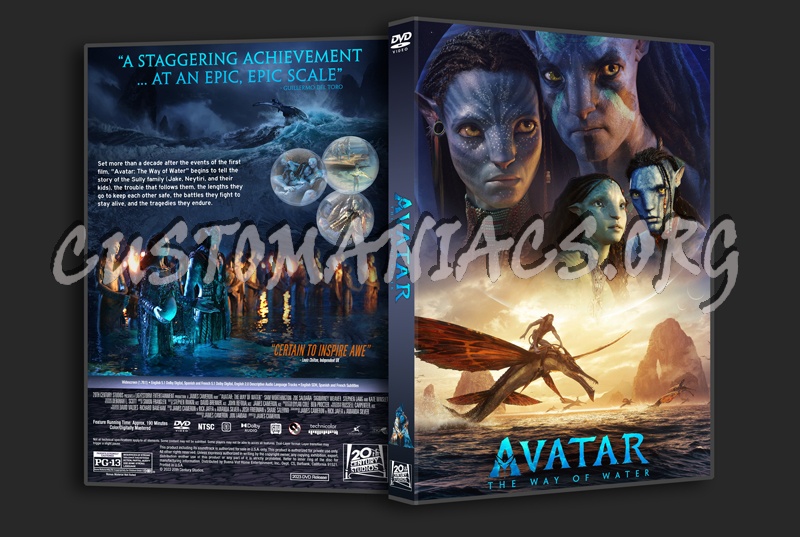 Avatar: The Way Of Water (aka Avatar 2) dvd cover