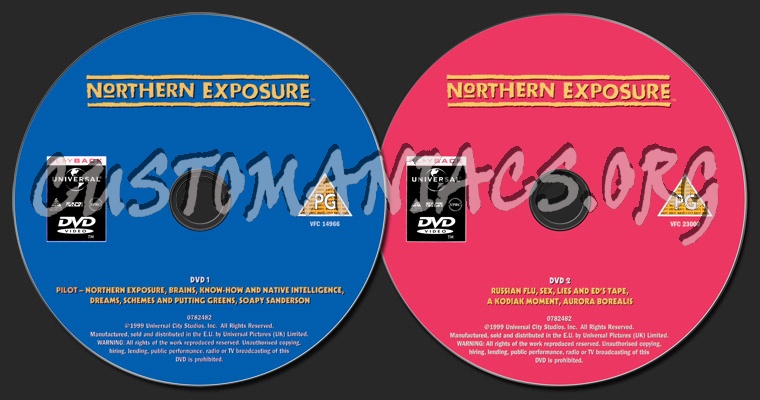 Northern Exposure Season 1 dvd label