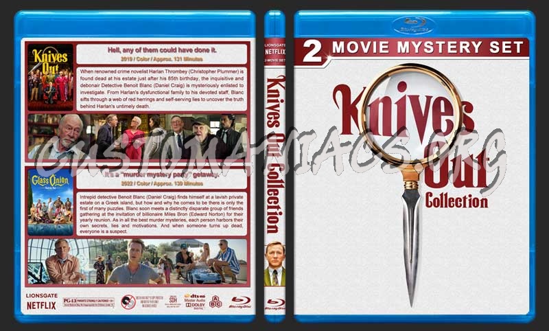 Knives Out Collection blu-ray cover
