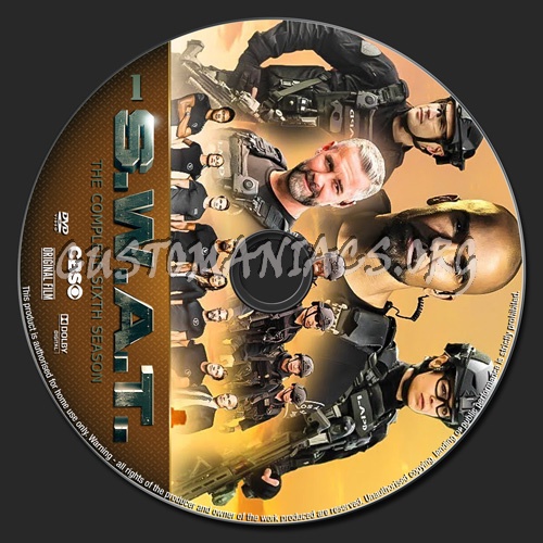 SWAT Season 6 dvd label