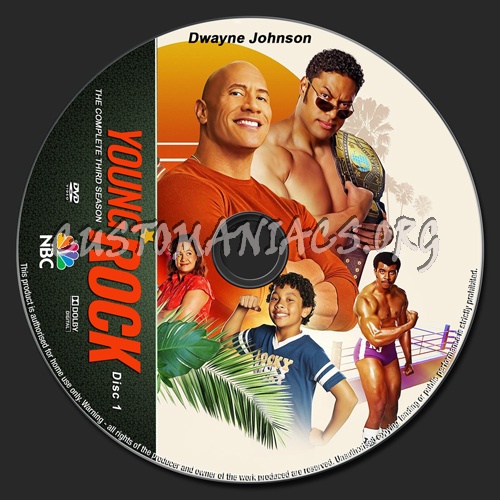 Young Rock Season 3 dvd label