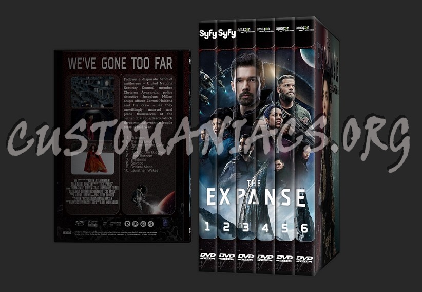 The Expanse - Complete (6 seasons) with spine dvd cover