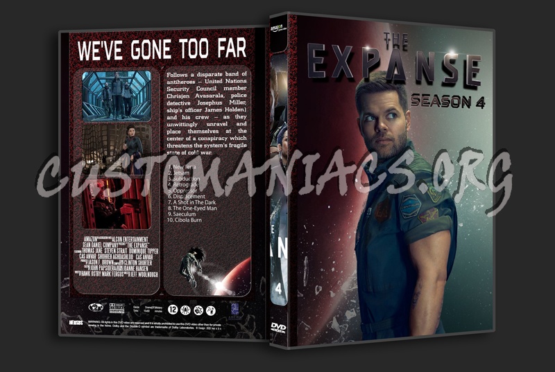 The Expanse - Complete (6 seasons) with spine dvd cover