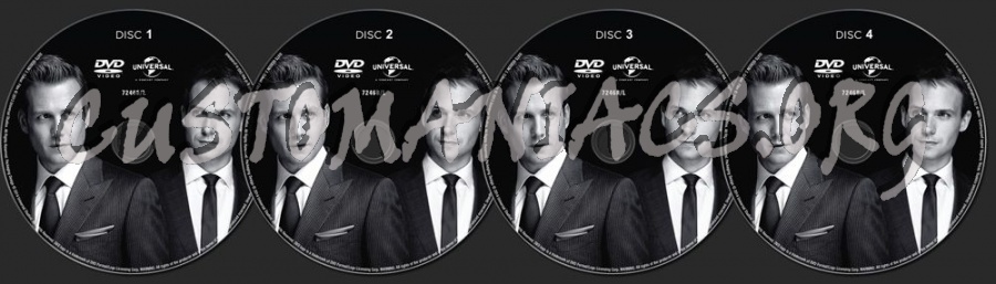 Suits Season 3 dvd label